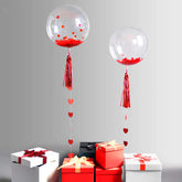 10 Pack 16" Clear Fully Transparent PVC Helium Air Bubble Balloons