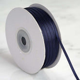 100 Yards 1 8" Navy Blue Satin Ribbon