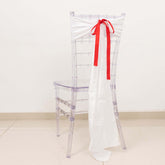 100 Yards 7 8" Red Single Face Decorative Satin Ribbon