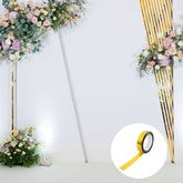 100 Yds 1" Gold Metallic Mylar Film Tape with Acrylic Adhesive, DIY Shelf Craft Tape