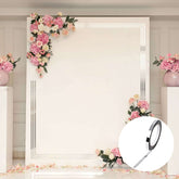 100 Yds 3 8" Silver Metallic Film Tape Adhesive, DIY Floral Wrap Craft Decor Tape - Polyester with Acrylic