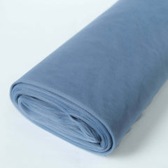 108"x50 Yards Dusty Blue Tulle Fabric Bolt, DIY Craft Fabric Roll