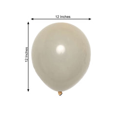 25 Pack 12" Matte Nude Double Stuffed Prepacked Latex Balloons