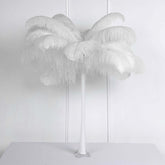 12 Pack White Natural Plume Ostrich Feathers Centerpiece Filler - 24"-26"