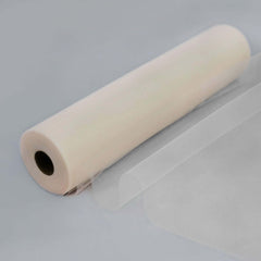 18"x100 Yards Beige Tulle Fabric Bolt, Sheer Fabric Spool Roll For Crafts