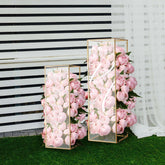 2-Pack Acrylic Plexiglass Sheets Rectangular Side Plates Clear - Protective Film Coating 32"x11"