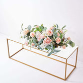 2-Pack Acrylic Plexiglass Sheets Rectangular Side Plates White - Protective Film Coating 32"x11"