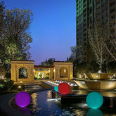 20" Inflatable Outdoor Garden Light Up Ball, Floating Pool Glow Ball With Remote - 13 RGB Colors and 3 Color Modes