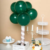 25 Pack 10" Matte Pastel Emerald Helium or Air Latex Party Balloons