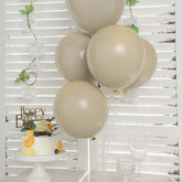 25 Pack 12" Matte Nude Double Stuffed Prepacked Latex Balloons