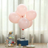 25 Pack 12" Matte Pastel Blush Helium or Air Latex Party Balloons