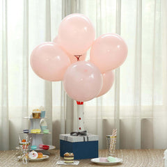 25 Pack 12" Matte Pastel Blush Helium or Air Latex Party Balloons