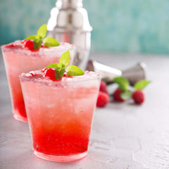 25-Pack Plastic Party Cups Crystal Clear with Rounded Rim - Durable Hard Disposable Drinkware 9oz