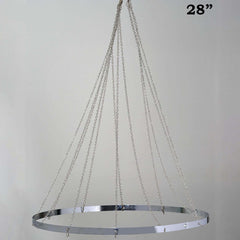 30" Hanging Hoop Ring Hardware For 12-Panel Ceiling Drapes and FREE Tool Kit