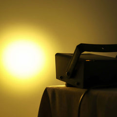 35W Mini Strobe Light with 24 Bright Warm White LEDs, Stage Uplight with Variable Flash and Speed Control