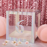 4-Pack Stickers Banner Custom 0-9 Number "6" Design Iridescent - Milestone Age and Date Stick-On Numbers 5"