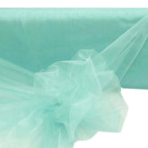 54"x40 Yards Turquoise Sheer Organza Fabric Bolt, DIY Craft Fabric Roll