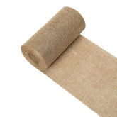 6"x10 Yards Natural Polyester Burlap Fabric Roll