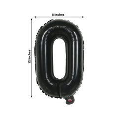 16ft Jumbo Chain Link Balloons in Black, 30pack 8x12" Durable Foil Chain Balloons for 90s Hip Hop Party Decorations, Event Decor