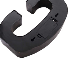 LED Marquee Letter "C" Industrial Style Antique Black - Light-Up Alphabet Sign for Weddings & Displays 9"