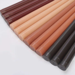 12-Pack Taper Candles Premium Wax Design Mixed Natural - Unscented Candles for Sophisticated Decor 10"