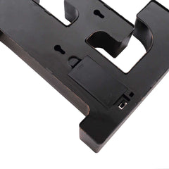 LED Marquee Letter "F" Industrial Style Antique Black - Light-Up Alphabet Sign for Weddings & Displays 9"