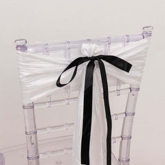 100 Yards 7 8" Black Single Face Decorative Satin Ribbon