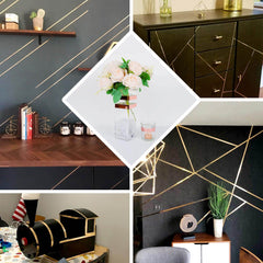 100 Yds 3 8" Silver Metallic Film Tape Adhesive, DIY Floral Wrap Craft Decor Tape - Polyester with Acrylic