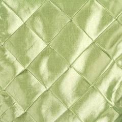 Taffeta Pintuck 12"x108" Table Runner Apple Green - Stylish & Durable Table Decor