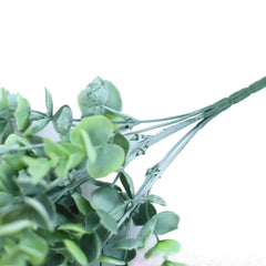 3 Bushes 14" Artificial Eucalyptus Branches, Greenery Bouquet Plants