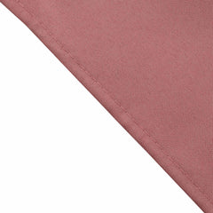 5 Pack Cinnamon Rose Cloth Napkins with Hemmed Edges, Reusable Polyester Dinner Linen Napkins - 20"x20"