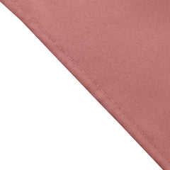 5 Pack Cinnamon Rose Seamless Cloth Dinner Napkins, Wrinkle Resistant Linen 17"x17"