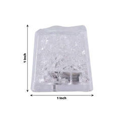 12-Pack LED Ice Cubes Submersible Multicolor Design - Adjustable Waterproof Party Lights