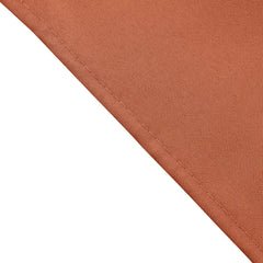 5 Pack Polyester 17"x17" Napkins Terracotta (Rust) - Durable & Wrinkle Resistant Dinner Napkins