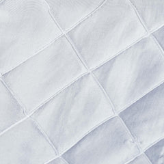 Taffeta Pintuck 12"x108" Table Runner White - Stylish & Durable Table Decor for Events