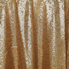 Sequin 60"x126" Rectangle Tablecloth Gold - Glittering Finish for Vibrant Celebrations
