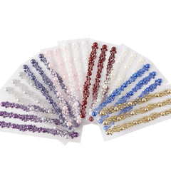 Gold Self Adhesive Pearl Rhinestone Stickers, DIY Craft Peel and Stick Gem Stickers