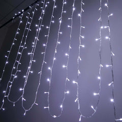 30ft Cool White 100 LED Connectable String Lights, 120V Fairy Lights