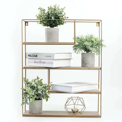 3 Plant Set Mini Potted Artificial Eucalyptus, Rosemary and Boxwood Faux Planter Collection - Small Decorative Faux Herb Garden for Desk Countertops Table Shelf Display 9"