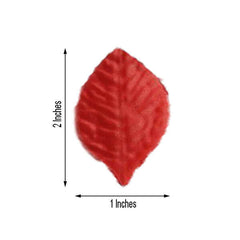 144 Red Burning Passion Leaves