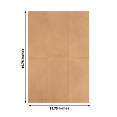 20-Pack Paper Linen-Like Napkins Terracotta (Rust) - Disposable Hygienic Airlaid Guest Towels 8.5"x4"