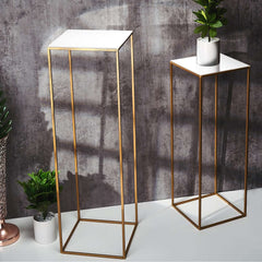 2-Pack Acrylic Plexiglass Sheets Top Plates White Square - Protective Film Coating 12" 3mm Thick