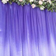8ftx10ft Purple Satin Event Curtain Drapes, Backdrop Event Panel