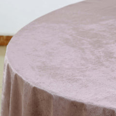 Velvet 72"x72" Table Overlay Square Tablecloth Mauve - Premium Soft Finish Table Topper