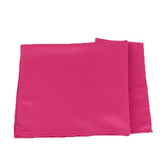 5 Pack Lamour Satin 20"x20" Napkins Fuchsia - Soft Matte Finish Dinner Napkins