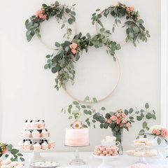 32" Gold Heavy Duty Metal Hoop Wreath, Floral Hoop