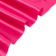 54"x10 Yards Fuchsia Lamour Satin Fabric Bolt, Heavy Matte Satin Fabric By The Yard