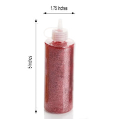 Metallic Glitter Glue Rose Gold - Washable Nontoxic Art Glue for Fun DIY Projects Scrapbooking & Party Decor 4 oz Bottle