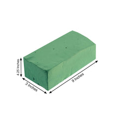 3 Pack Green Wet Floral Foam Bricks, Flower Arrangement Foam Blocks