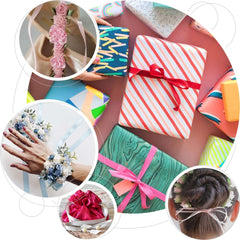 100 Yards 3 8" Pink Single Face Decorative Satin Ribbon